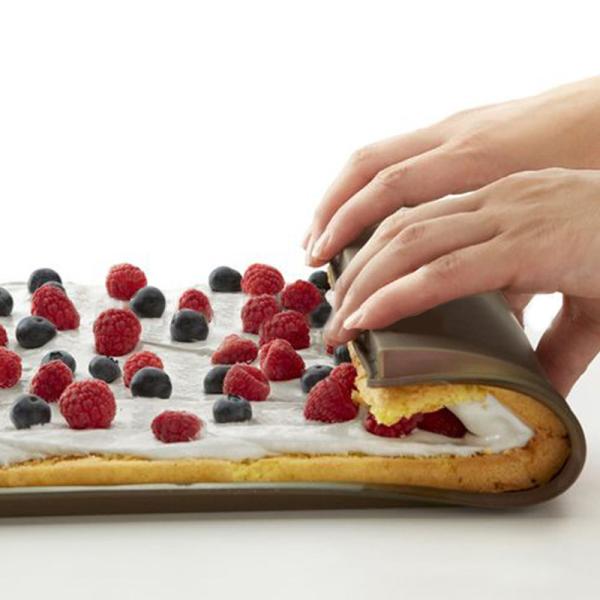 anti esteira do rolamento do silicone do produto da cozinha do silicone do deslizamento 135g