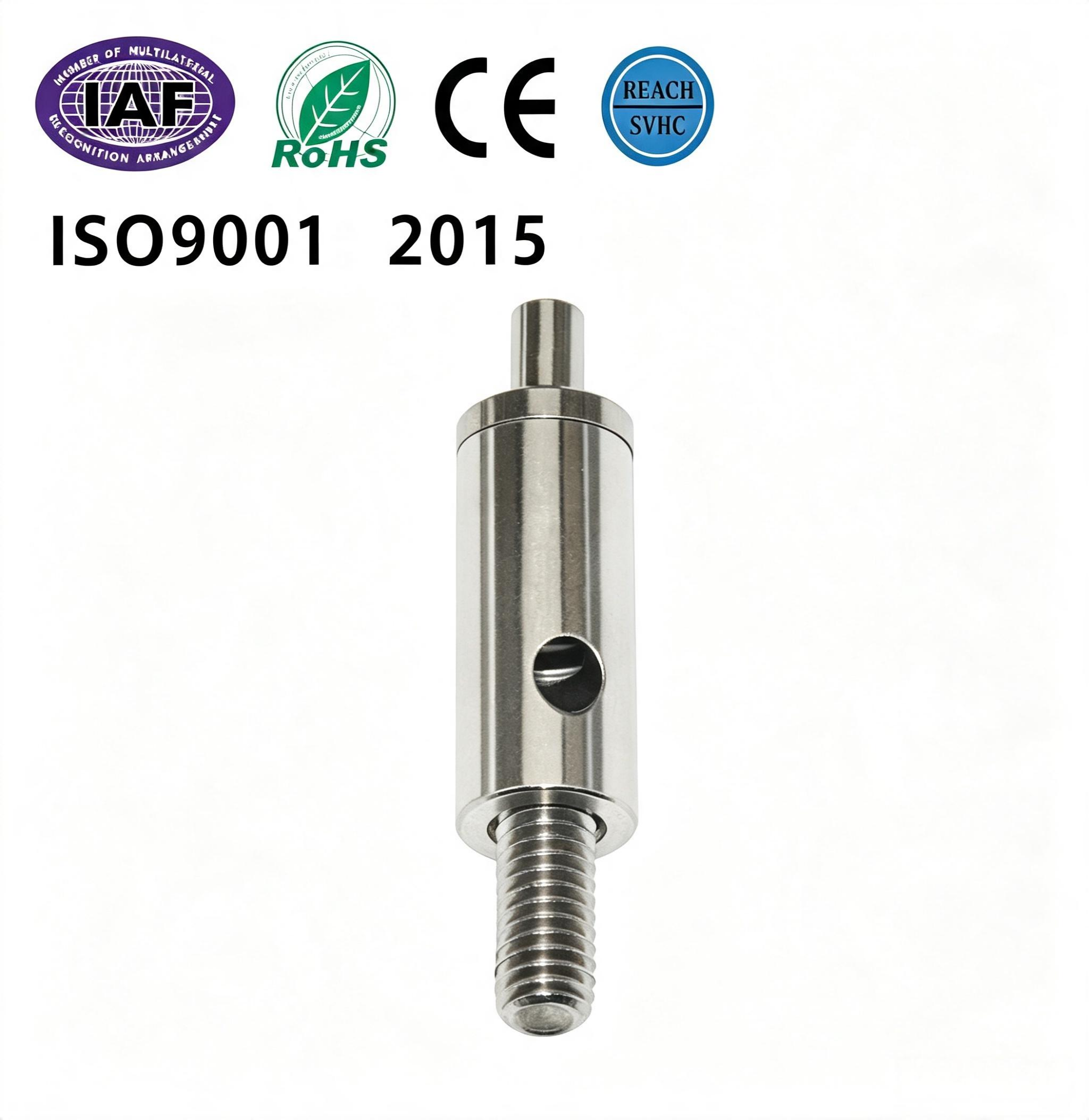 Brass Threaded Wire Rope Lock Linear Light Sign Suspensions Adjustable Cable Gripper External Male Thread