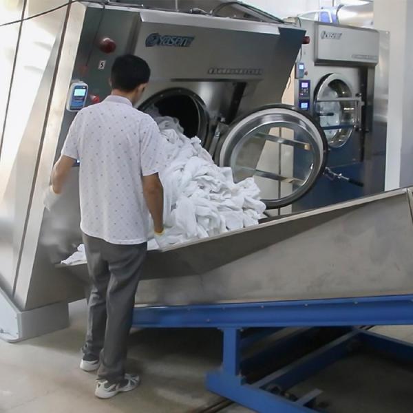 Промышленная стиральная машина с мощностью 150 кг из нержавеющей стали