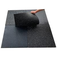 Anti Slip Sports Floor Tiles Compound Rubber Floor Mat Lightweight