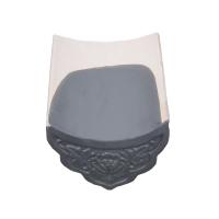 Gris chinois antique de tuiles de toit vitré