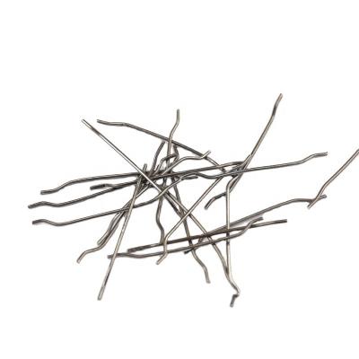 Shear Strength 8-10MPa 6mm Micro Stainless Steel Fibre For Concrete Length 45Mm 55 Mm