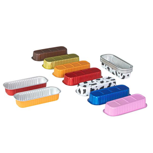 Sample Freely Provided Golden Aluminum Foil Lunch Box for Durian Take-out Packaging