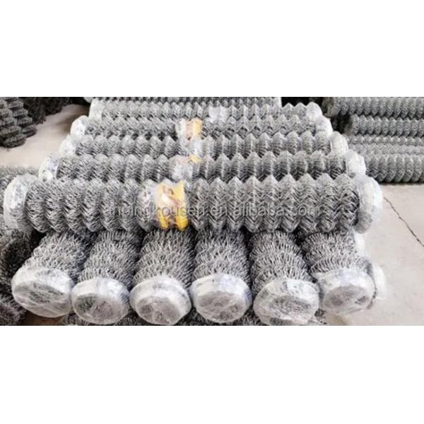 6ft X 50ft ПВХ покрытый оцинкованный стальной цепной ссылки ограждения для промышленных применений