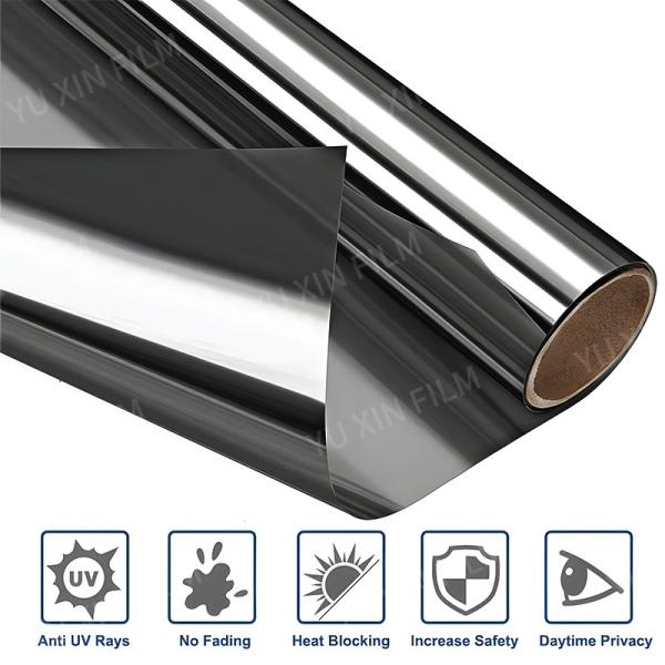 Customized Logo Building Window Film Privacy Protection Film 1.52x30M Wholesale