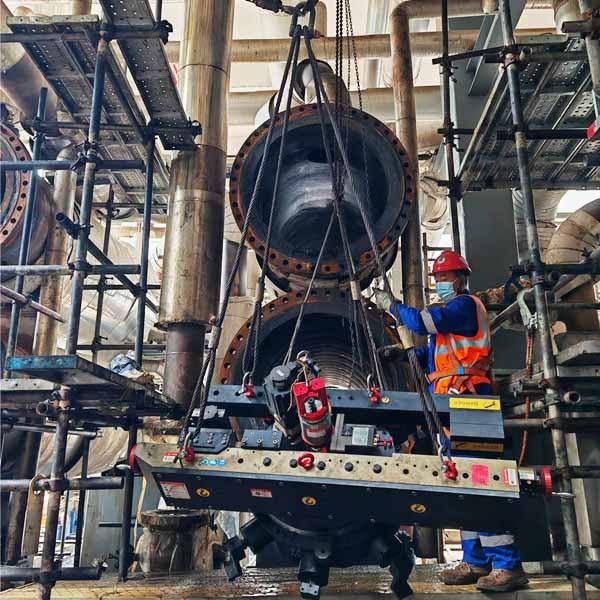 Máquina de fresado de brida de 80 pulgadas Equipo de cara de brida Alta durabilidad
