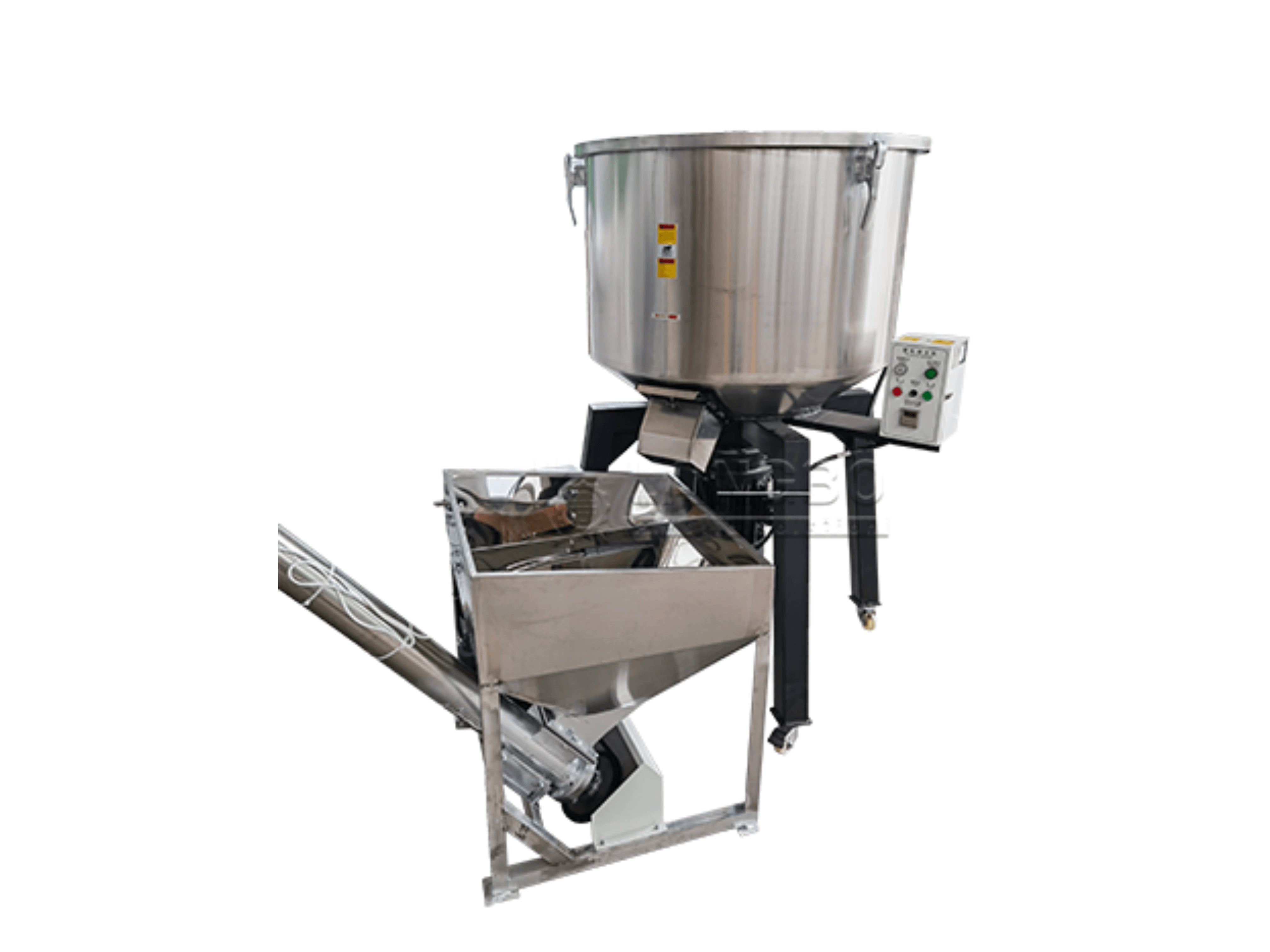 PP PE Color Masterbatch Industrial Blending Vertical Plastic Granules Mixer