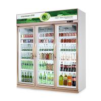 Temperautre de cristal modificado para requisitos particulares del congelador 2-8C de la puerta de la caja de luz para el enfriamiento de la bebida