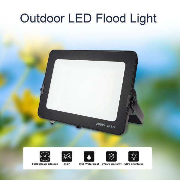 Прожектор AC 85-265v света потока СИД серого цвета 200W взрывозащищенный электронный на открытом воздухе работая