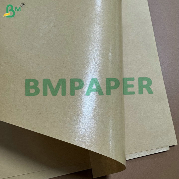 Durable & Heat Sealable Unbleached 40-130gsm Brown Kraft Paper with PE Coating for Heavy-Duty Bags