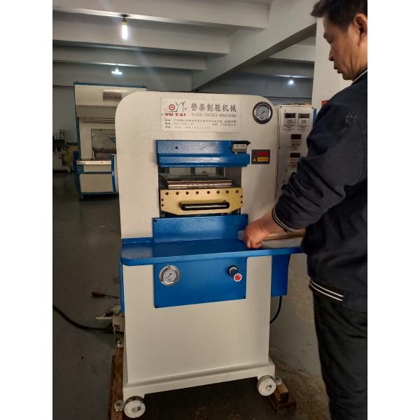 120Ton Inteligent Hydraulic Vamp Upper PU Leather Bag LOGO Heat Press Leather Embossing Machine