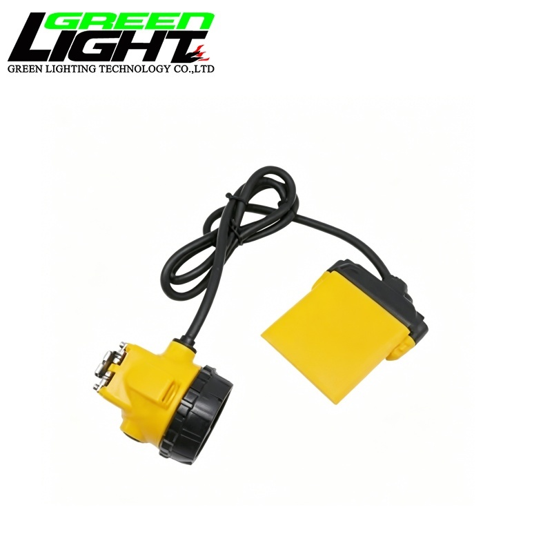 25000Lux Mining Headlamp IP68 Waterproof Explosion-proof Corded Cap Lamp for Underground Coal Mining 13.6Ah LG Battery