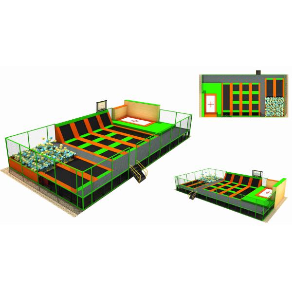 200M2 Gymnastic Indoor Trampoline Equipment Discount Large Children Trampoline