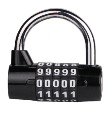 5-digit Code Security Password Zinc Alloy Combination Padlock for Gym Toolbox Cabinet-RARLUX L05 Model Eco-Friendly & Durable