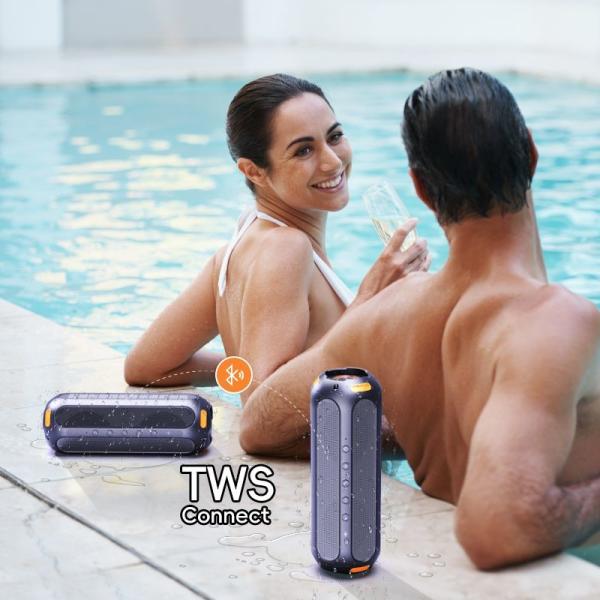 Custom Solar Bluetooth Speaker IPX6 Waterproof Wireless Outdoor Speaker With TWS 3600mAh