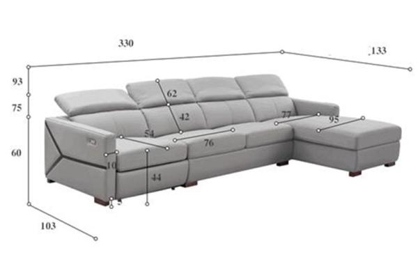 BN Modern Minimalist Sofa Living Room Genuine leather Functional Sofa Electric Recliner Chair Sofa Function Recliner