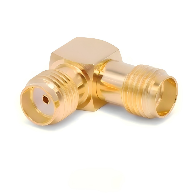 DC-6GHz SMA-KWK SMA Female To Female Right Angel Adapter