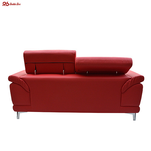Reinforced Tanning Leather Sofa Furniture 72 Inch Semi Reclined Fading Resisstant