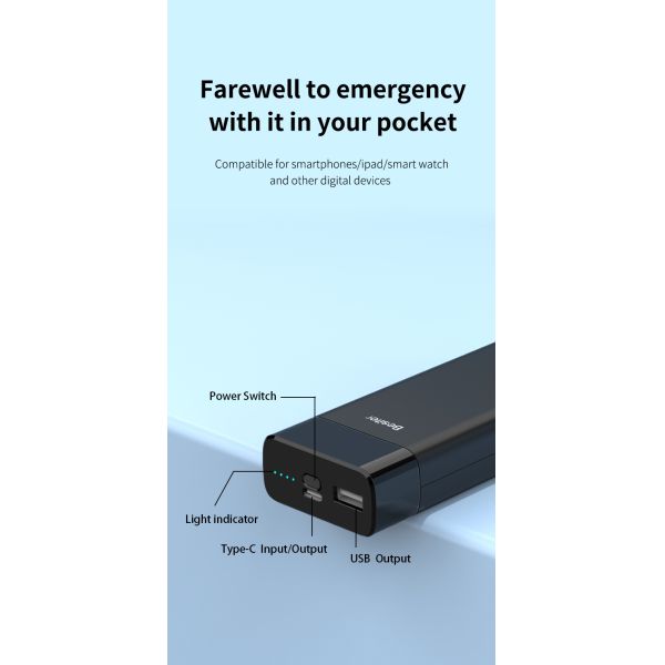 10000mah Custom Logo Portable Power banks 30W Li-polymer Laptop Charger Power Bank