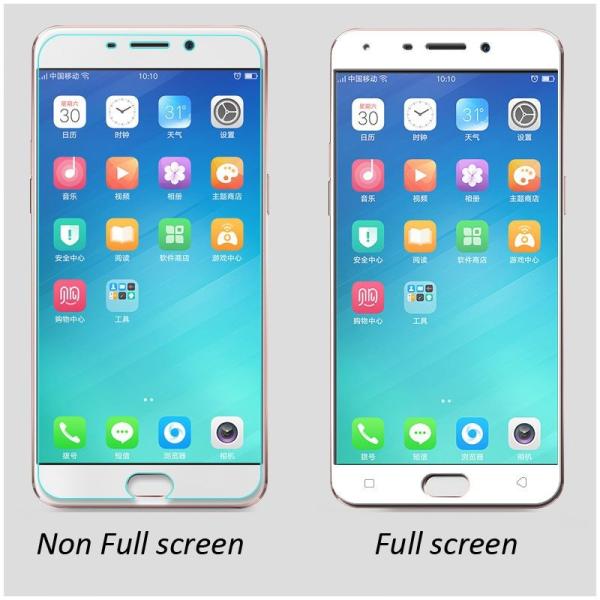 OPPO R9 Plus R9 tempered glass screen protector full coverage 0.33mm ultrathin Scratch-Resistant shatterproof invisible