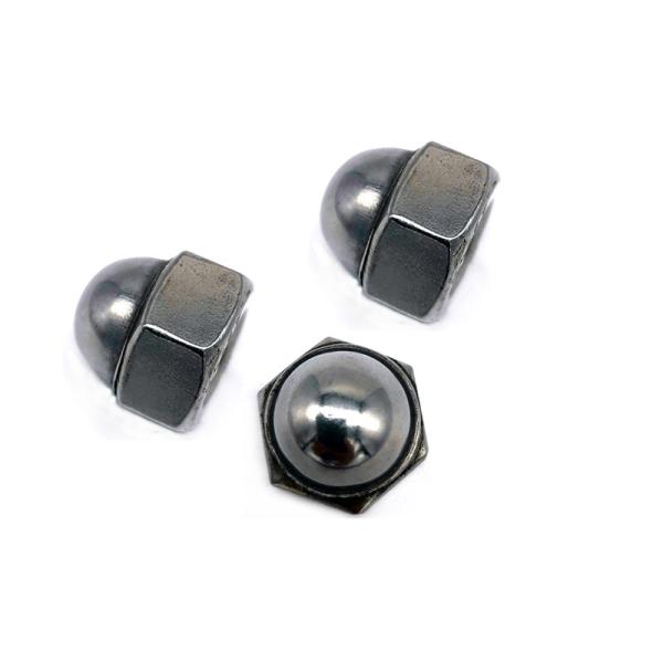 High Tensile Decorative Hex Cap Nuts , Stainless Nuts Drawing Request Finish