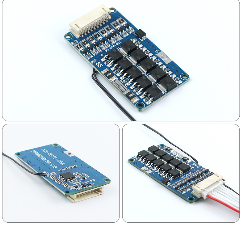 8 Series Lithium Iron Phosphate Battery Protection Board 24V15A20A25A Balanced Power Tools Electric Wheelchair PCB Board