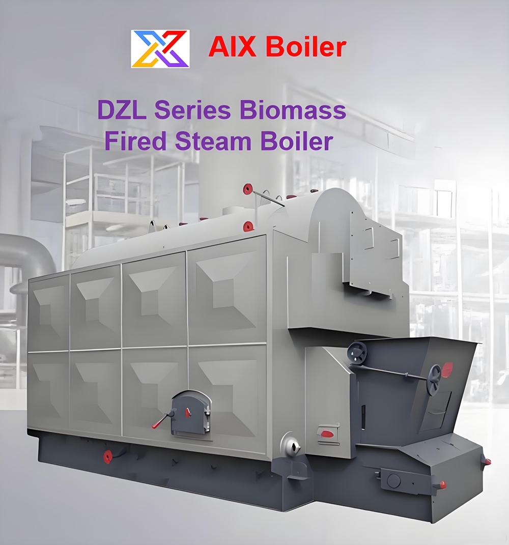 DZL 3 Ton Fully Automatic Feeding Chain Grate Coal Biomass Wood Fired Steam Boiler Professional Export Manufacturer
