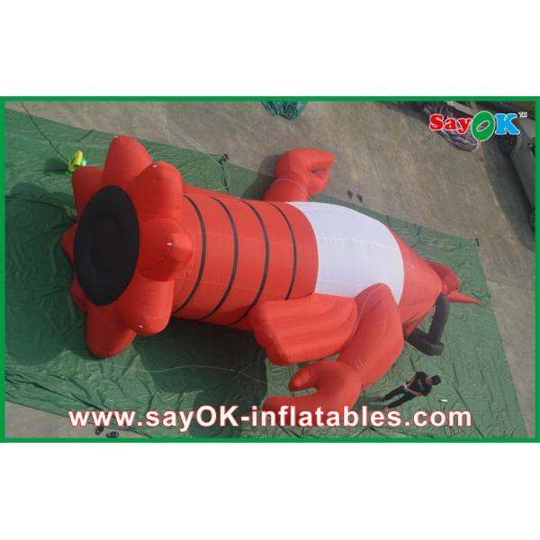 Inflated Cartoon Characters Festival Red Inflatable Cartoon Characters 420D Oxford Cloth