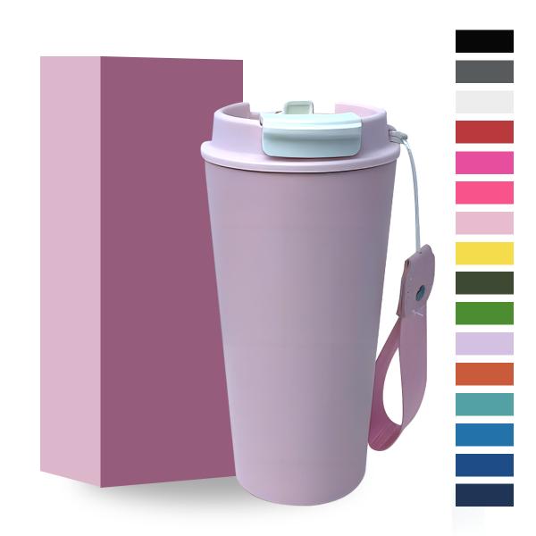 Lid Custom Colorful 350ml/500ml Thermal Mug Portable Gift Student Coffee Milk Thermos Modern Design Style