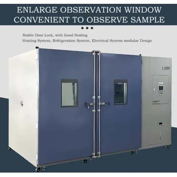 High-Accuracy Walk-in Temperature and Humidity Test Chamber Compliant With IEC 60068-2-2 and Stainless Steel 304 Construction