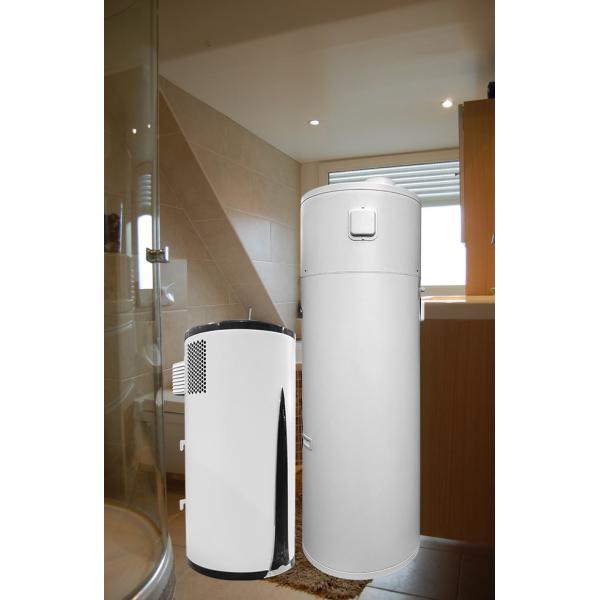 Стена цилиндра горячей воды теплового насоса источника воздуха 0.6KW R134a белая установила