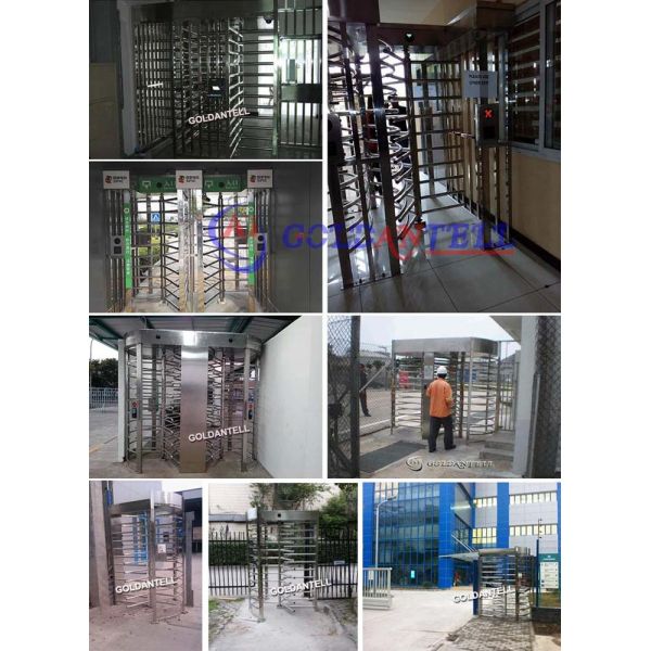 Electronic Turnstile Barrier Gate with 0.2s Barrier Open/Close RS485 Communication and 600mm Passage Width