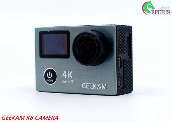 Underwater 30M HDMI 4k Sports Action Camera K8 Wifi 1080P 120fps With Dual Display