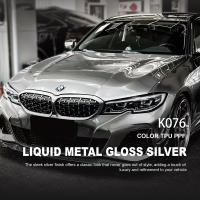 K076 Film de protection de peinture automobile TPU couleur métallique liquide argenté brillant