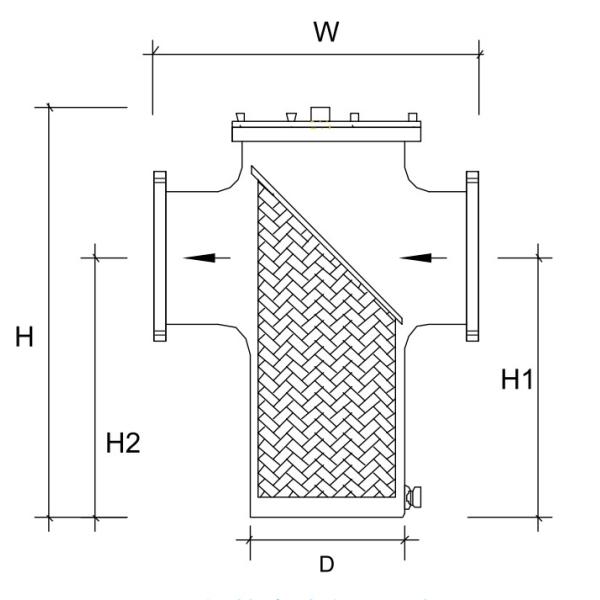 SS304 316 316L Filtre à panier en acier inoxydable de 800um à 3 mm pour le traitement de l'eau