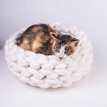 1/0.03NM 100% Polyester Fluffy Tube Giant Velvet Yarn Skin Friendly For Knitting Blanket Bag