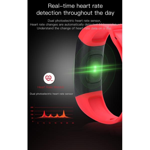 Correa elegante de la pulsera HL109 contador de paso de Smartwatch 80*160 de la pantalla táctil del deporte de TFT de 0,96 pulgadas