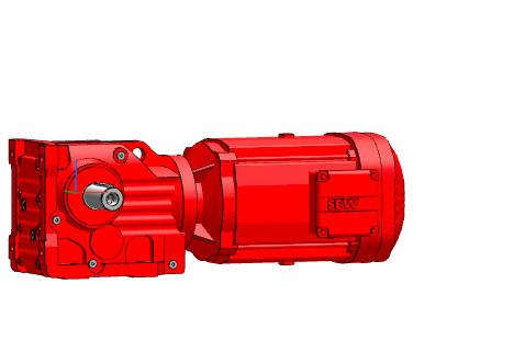 Helical Bevel Variable Speed Gear Reducer Gearmotors Right Angle DRN100LS4