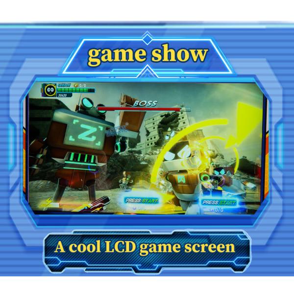 Amusement Park Ball Shooting Arcade Machines Carnival Monster Realms Tv Gun Game