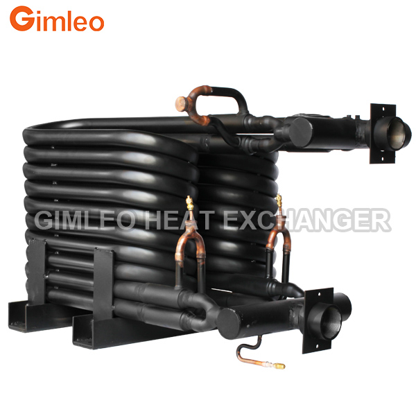 20 л.с. 88 кВт 300000 БТУ Конденсатор испаритель теплообменник трубка в трубке