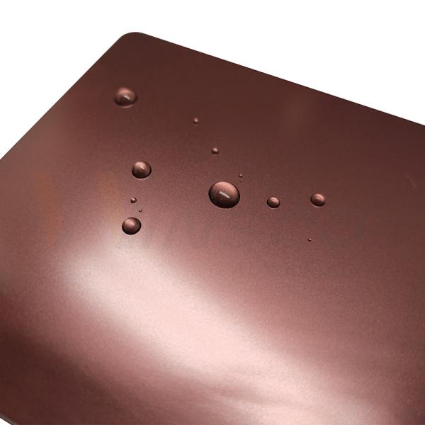 o grânulo de aço inoxidável decorativo da folha de 1250mm soprou Rose Gold Grade terminada 201 304 316
