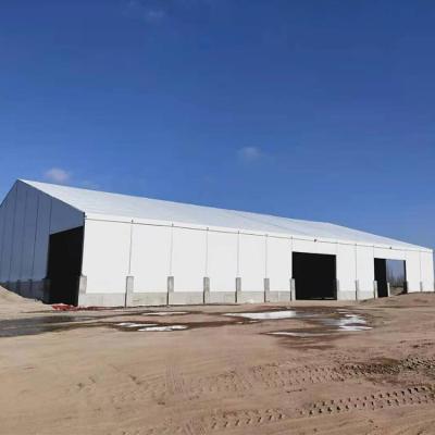 Grande armazém industrial da oficina à prova de fogo modular da barraca do dossel 15x30
