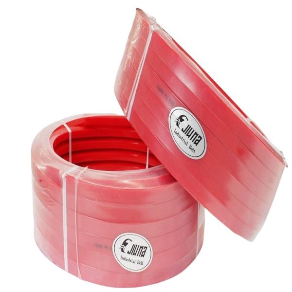 Abrasion Resistant Polyurethane V Belt Industrial PU Conveyor Belt Custom Color