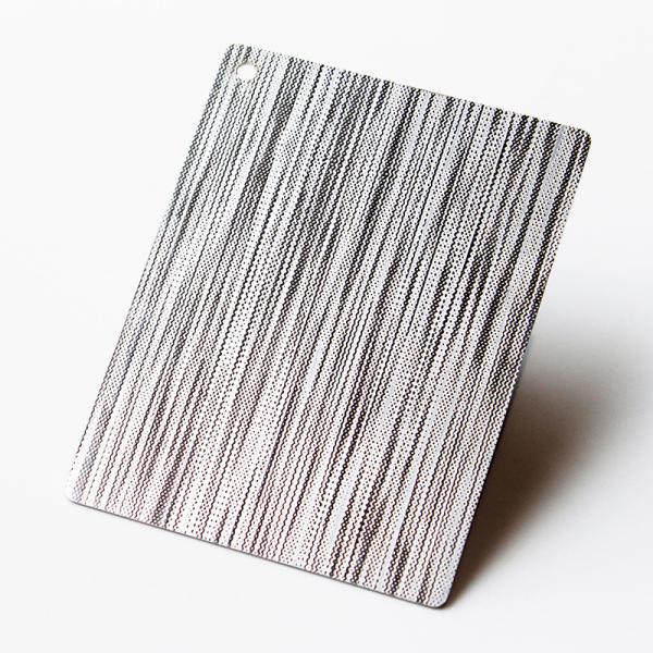 Embossed 0.7Mm Stainless Steel Sheet Stripes Texture 2B BA No.4 Decorative Wall Cladding