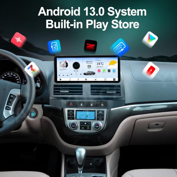 Quad Core Car Android Head Unit Touch Screen Car Dashboard Stereo 12.3 Inch For Hyundai Shengda 2006 - 2012