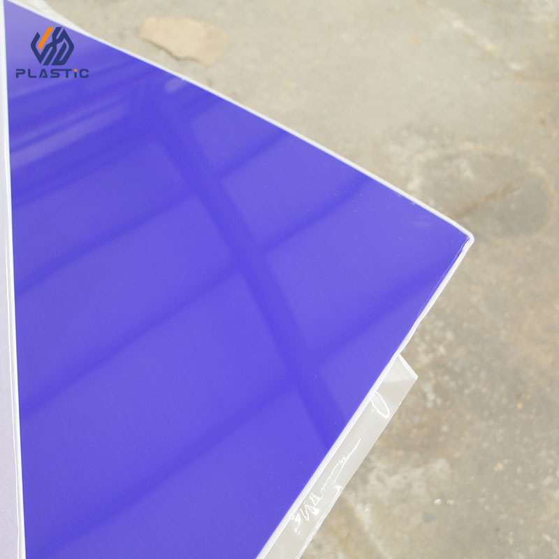 Colored acrylic sheets, cast acrylic sheets, specifically for outdoor advertising