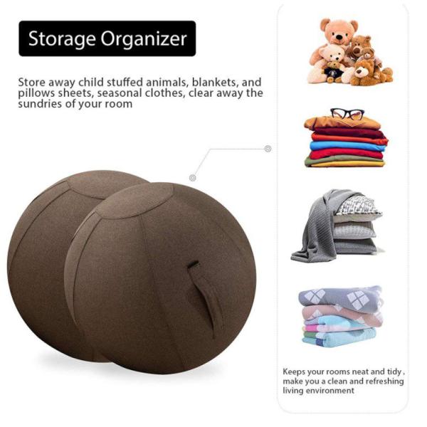 Покрытие для йоги из льняного материала для офиса, тренажерный зал, равновесие, упражнения, надувный ПВХ мяч