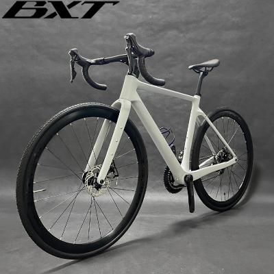 Carbon Gravel Bike With Disc Brake Full Hidden Cable Road Bike 700C Shimano Group Set