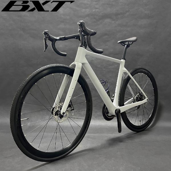 Carbon Gravel Bike With Disc Brake Full Hidden Cable Road Bike 700C Shimano Group Set