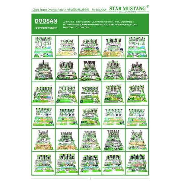 Стержень двигателя DB58 65.02401-6161 соответствующий для частей двигателей дизеля DOOSAN